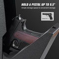 Biometric Gun Safe Pistol 1 Gun Mounted 3 Access Ways