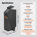 Biometric Gun Safe Pistol 1 Gun Mounted 3 Access Ways