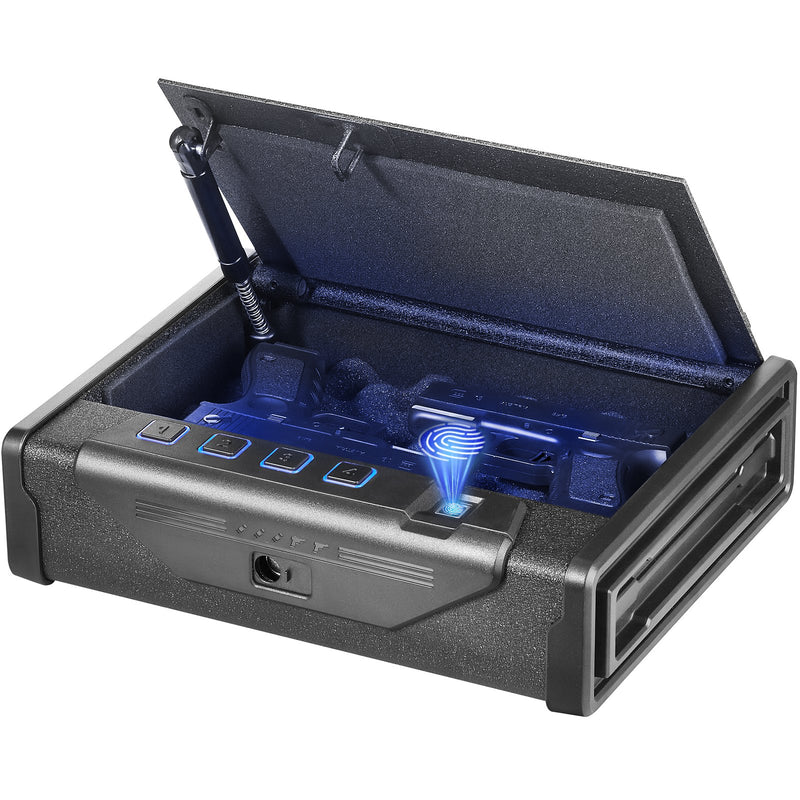 Biometric Gun Safe 2 Pistols 3 Access Ways Fingerprint PIN Key