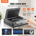 Biometric Gun Safe 2 Pistols 3 Access Ways Fingerprint PIN Key