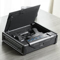 Biometric Gun Safe 2 Pistols 3 Access Ways Fingerprint PIN Key