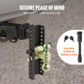 Adjustable Trailer Hitch 25.4cm Drop 21.59cm Rise 6350kg GTW