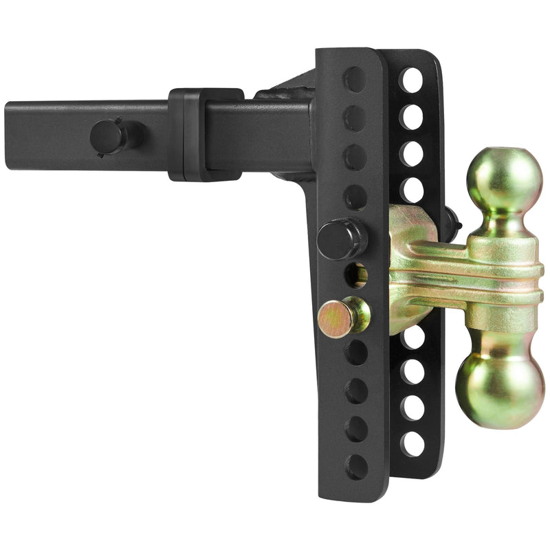 Adjustable Trailer Hitch 50.8mm Receiver 6350kg GTW Tow Ball Mount