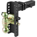 Adjustable Trailer Hitch 50.8mm Receiver 6350kg GTW Tow Ball Mount