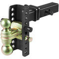 Adjustable Trailer Hitch 152mm Drop 50mm Receiver 6350kg GTW Tow Ball