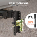 Adjustable Trailer Hitch 25cm Drop 21.59cm Rise 6577kg GTW Tow