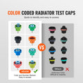 Radiator Pressure Tester Kit 14pcs Manual Pump Car Motorcycle Truck