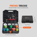 Radiator Pressure Tester Kit 14pcs Manual Pump Car Motorcycle Truck