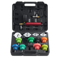 Radiator Pressure Tester Kit 14pcs Manual Pump Car Motorcycle Truck
