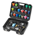 Radiator Pressure Tester Kit 28pc Manual Pump Coolant Car Motorcycle Truck