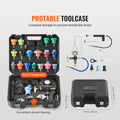 Radiator Pressure Tester Kit 28pc Manual Pump Coolant Car Motorcycle Truck