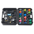 Radiator Pressure Tester Kit 28pc Manual Pump Coolant Car Motorcycle Truck