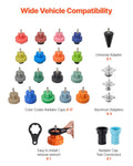 Coolant Pressure Tester Kit 47Pcs Radiator Vacuum Refill Automotive