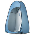 Pop up Shower Tent, Instant Portable Privacy Tent Changing Room with Hanging Bag, Ground Stakes, Ropes, Carry Bag, 190T Polyester with Silver Coating, Quick Setup, for Camping, Beach, Fishing