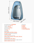 Pop Up Shower Tent Privacy Portable Camping Beach Fishing Changing Room