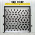 Security Gate Folding 216x221cm Steel Accordion Expandable Scissor