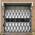 Security Gate Folding 216x221cm Steel Accordion Expandable Scissor