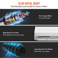 0.9m Commercial Indoor Air Curtain Super Power 2 Speeds 1528m³/h, UL Certified Wall Mounted Air Curtains for Doors, Indoor Over Door Fan with Heavy Duty Limit Switch, Easy-Install Unheated