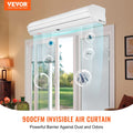 0.9m Commercial Air Curtain 1528m³/h 2 Speed Wall Mounted Door Fan