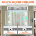 1.1m Commercial Indoor Air Curtain Super Power 2 Speeds 2292m_/h, UL Certified Wall Mounted Air Curtains for Doors, Indoor Over Door Fan with Heavy Duty Limit Switch, Easy-Install Unheated