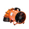 Portable Ventilator, 254mm/10inch Heavy Duty Cylinder Fan with 10m Duct Hose, 300W Strong Shop Exhaust Blower 1720CFM, Industrial Utility Blower for Sucking Dust, Smoke, Smoke Home/Workplace