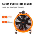 Portable 254mm 300W Industrial Duct Fan 1720CFM Exhaust Blower