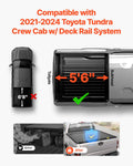 Tonneau Cover 5.5ft Toyota Tundra 2021-2024 Crew Cab Retractable