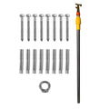 Attic Ladder Telescoping Aluminium 158.76kg 100cm x 59.94cm