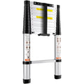 Telescoping Ladder Aluminum 12.5ft Extension Step Portable