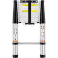 Telescoping Ladder Aluminum 12.5ft Extension Step Portable