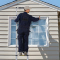 Telescoping Extension Ladder 8.5ft 375LBS Capacity One-Button