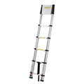 3.8m Telescoping Ladder Aluminum 150kg Capacity Collapsible Extension