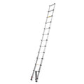 3.8m Telescoping Ladder Aluminum 150kg Capacity Collapsible Extension