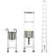 Telescoping Extension Ladder 16.5FT 419LBS Load Capacity