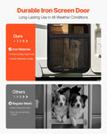 RV Screen Door Protector Adjustable 559-800mm Black Pet Gate