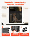 RV Screen Door Protector Adjustable 559-800mm Black Pet Gate