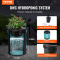 DWC Hydroponics Deep Water Culture System 20L 1 Bucket Top Drip