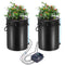VEVOR DWC Hydroponics System 2 Buckets Deep Water Culture Top Drip
