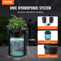 VEVOR DWC Hydroponics System 2 Buckets Deep Water Culture Top Drip