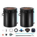 VEVOR DWC Hydroponics System 2 Buckets Deep Water Culture Top Drip