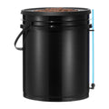VEVOR DWC Hydroponics System 2 Buckets Deep Water Culture Top Drip