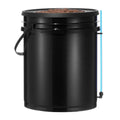 DWC Hydroponics Grow System Deep Water Culture with Top Drip 4 Buckets