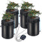 DWC Hydroponics System 4 Buckets 5-Gallon Deep Water Culture Grow