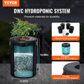 DWC Hydroponics System 4 Buckets 5-Gallon Deep Water Culture Grow