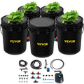 DWC Hydroponic System 5 Gallon 5 Buckets Deep Water Culture Grow Kit