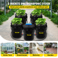 DWC Hydroponic System 5 Gallon 5 Buckets Deep Water Culture Grow Kit
