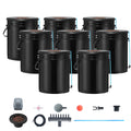 DWC Hydroponics System Deep Water Culture 8 Bucket with Air Pump