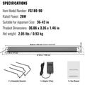 Aquarium Light 26W Full Spectrum Aquarium LED Lights for 36