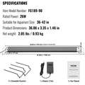 Aquarium LED Light 26W Full Spectrum 36-42 inch Fish Tank