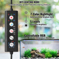 Aquarium Light 48W Full Spectrum 24/7 Timer 48-54